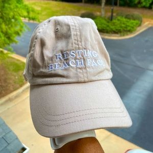 Resting Beach Face hat